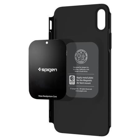 Spigen Thin Fit iPhone XR Case and Glass Screen Protector - Black