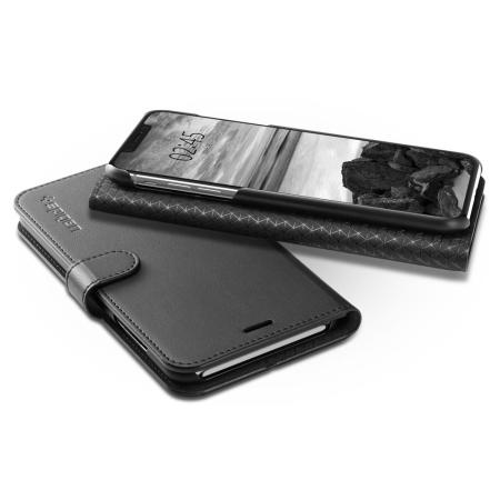 Spigen Wallet S iPhone XR Hülle - Schwarz
