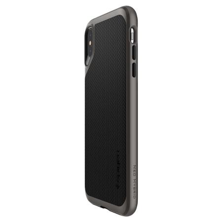 Spigen Neo Hybrid iPhone XS Case - Gunmetal