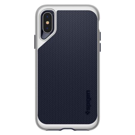 Spigen Neo Hybrid iPhone XS Case - Zilver