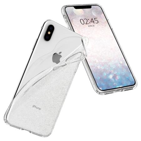 Spigen Liquid Crystal Glitter iPhone XS / X Shell Case - Quartz