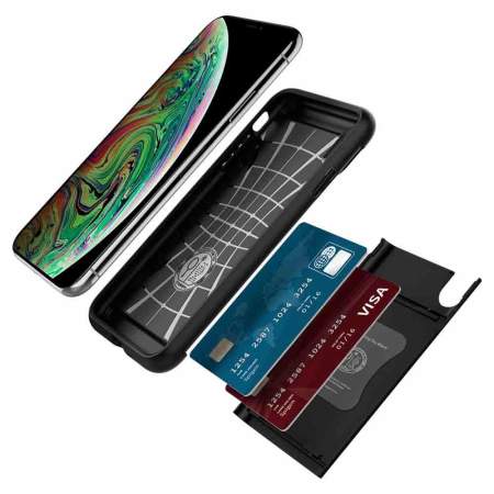 Spigen Slim Armor CS iPhone XS Max Case - Black