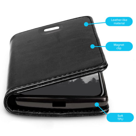 Zizo iPhone XS Max Pouch Wallet Folio Cover Case - Black