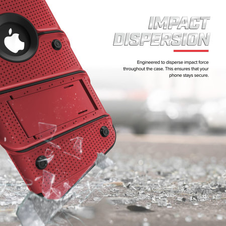 Zizo Bolt iPhone XR Tough Case & Screen Protector - Rood / Zwart