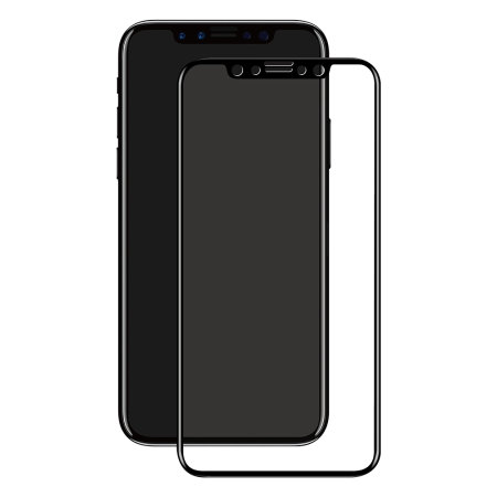 Eiger 3D Glass iPhone XS Tempered Glass Screen Protector - Black