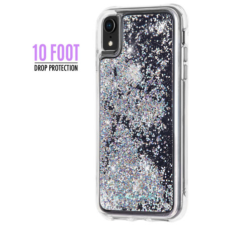 Case-Mate iPhone XR Waterfall Glitter Case - Iridescent