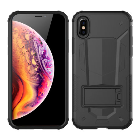 Zizo Zv Hybrid Transformer Series Iphone Xs Max Case - Black