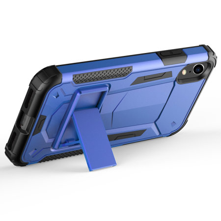 zizo zv hybrid transformer series iphone xr case - blue / black