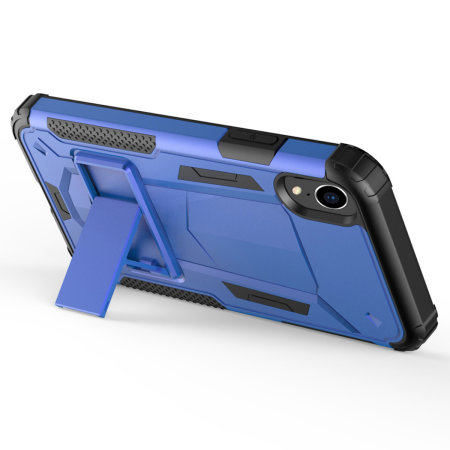 zizo zv hybrid transformer series iphone xr case - blue / black