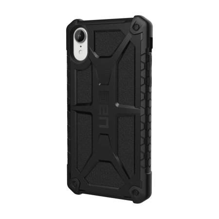 uag monarch premium iphone xr protective case - black
