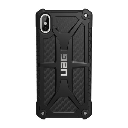 UAG Monarch Premium iPhone XS Max Protective Deksel - Carbon Fibre