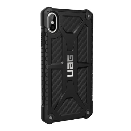 Coque iPhone XS Max UAG Monarch Premium – Fibre de carbone