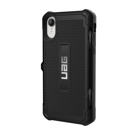 UAG Trooper iPhone XR Skyddande Plånboksfodral - Svart