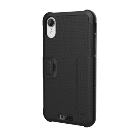 UAG Metropolis iPhone XR Rugged Wallet Case - Black