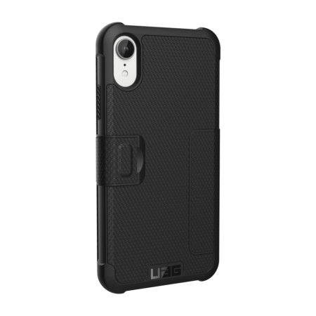 UAG Metropolis iPhone XR Rugged Wallet Case - Black