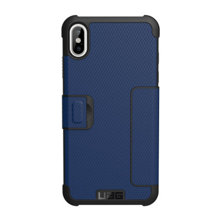 UAG Metropolis iPhone XS Max Rugged Wallet Case - Cobalt