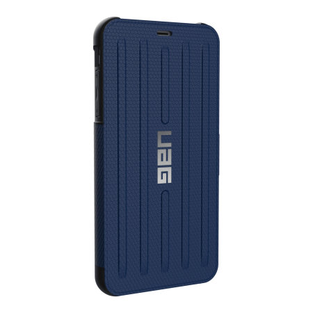 UAG Metropolis iPhone XS Max Rugged Wallet Case - Cobalt