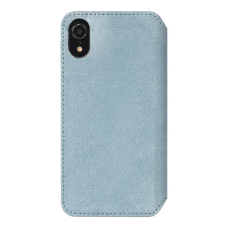 krusell broby 4 card iphone xr slim wallet case - blue