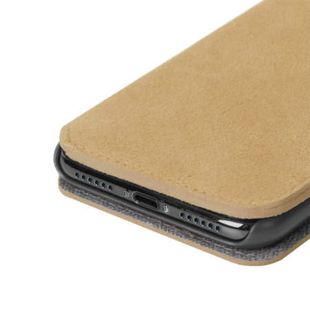 Krusell Broby iPhone XS Max Slim 4 Card Wallet Case - Cognac