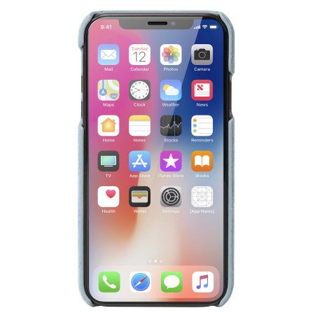 Krusell Broby iPhone XS Max Case - Blauw
