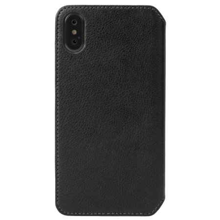 Krusell Pixbo 4 Card iPhone XS Slim Wallet Case - Black