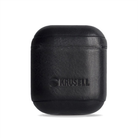 Krusell Sunne AirPod Genuine Leather Case - Black