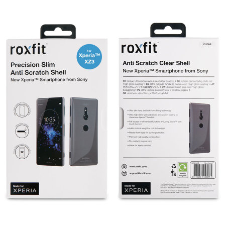 Roxfit Sony Xperia XZ3 Slim Hard Shell Case - Clear