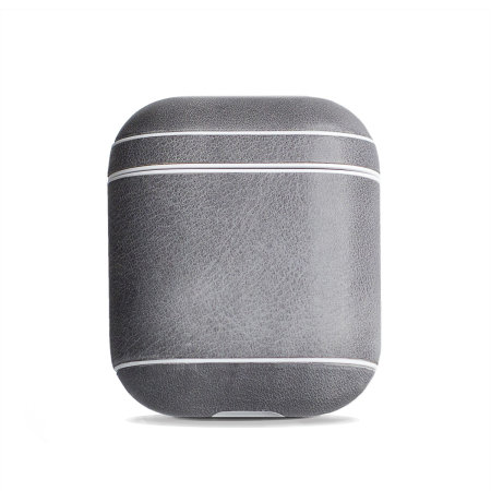 Krusell Sunne AirPod Genuine Leather Case - Grey