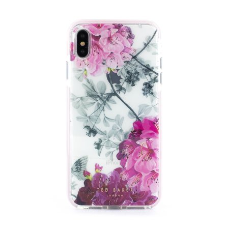 ted baker anti shock iphone xs max case - babylon nickel