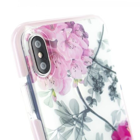 Ted Baker Anti Shock iPhone XS Max Case - Babylon Nickel