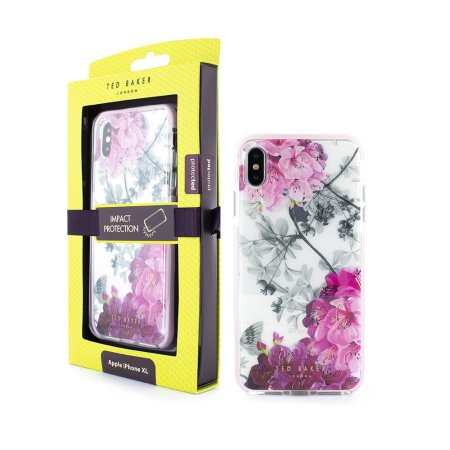 Ted Baker Anti Shock iPhone XS Max Case - Babylon Nickel