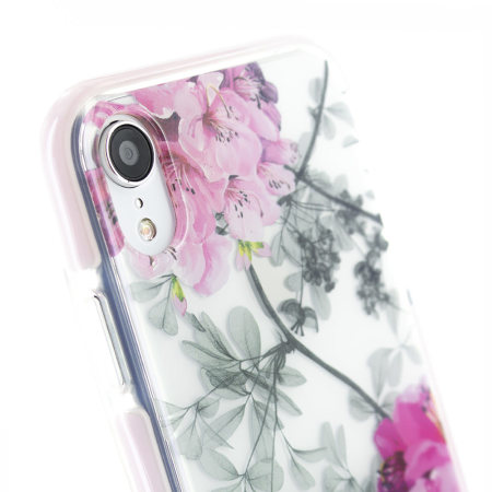 Ted Baker Anti Shock iPhone XR Hüle - Babylon Nickel