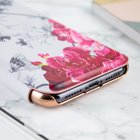 coque iphone xr avec rabat miroir