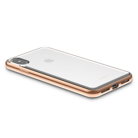 moshi vitros iphone xs max slim case - champagne gold