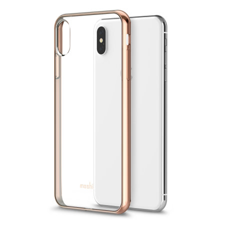 Coque iPhone XS Max Moshi Vitros – Coque ultra-mince – Or champagne