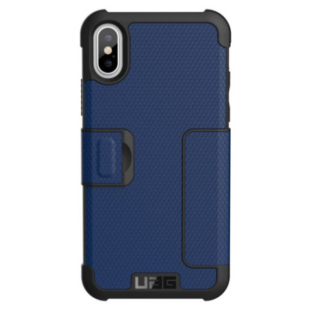 UAG Metropolis Rugged iPhone XS Wallet Case - Cobalt