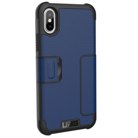 UAG Metropolis Rugged iPhone XS Wallet Case - Cobalt