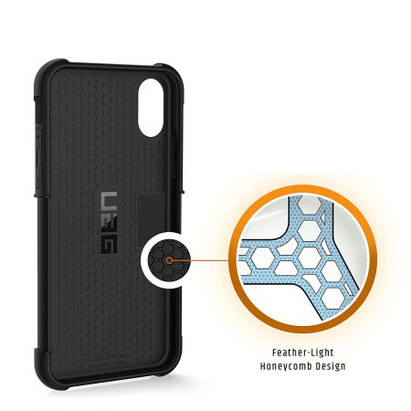 Coque iPhone XS UAG Metropolis – Coque portefeuille robuste – Magma