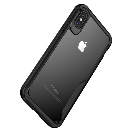 olixar novashield iphone x bumper case - black