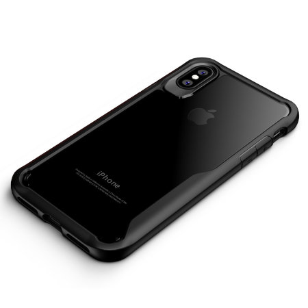 Olixar NovaShield iPhone X Bumper Case - Black