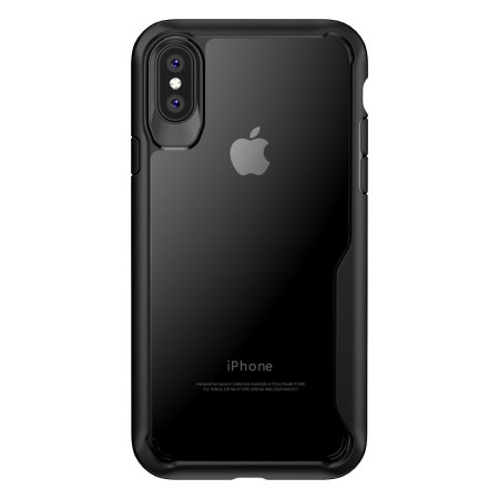 Olixar NovaShield iPhone X Bumper Schutzhülle - Schwarz