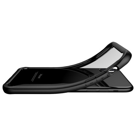 olixar novashield iphone x bumper case - black