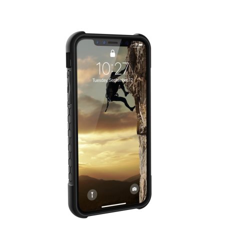 uag monarch premium iphone xs protective case - graphite