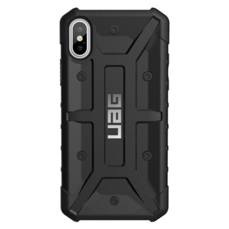 uag pathfinder iphone xs rugged case - black