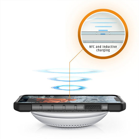 Coque iPhone XS UAG Plasma – Coque protectrice – Cendre
