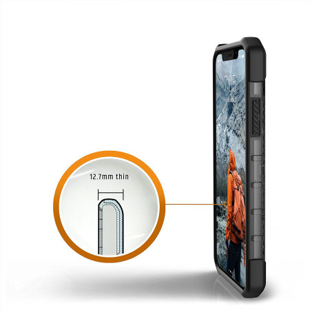 Coque iPhone XS UAG Plasma – Coque protectrice – Cendre