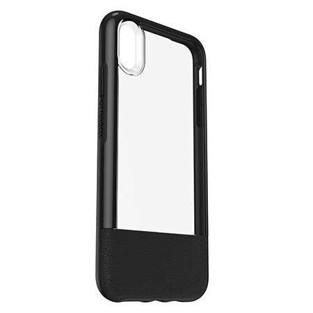 otterbox statement series iphone xs max case - black / clear