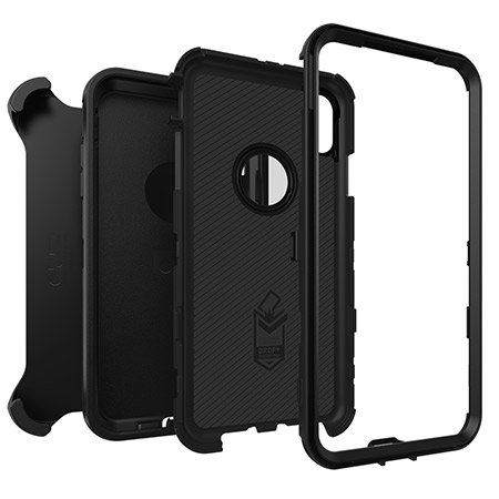 Coque iPhone XR OtterBox Defender Screenless Editon – Noir