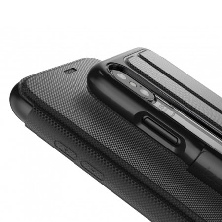 GEAR4 Oxford iPhone XS Max Slim Wallet Case - Black