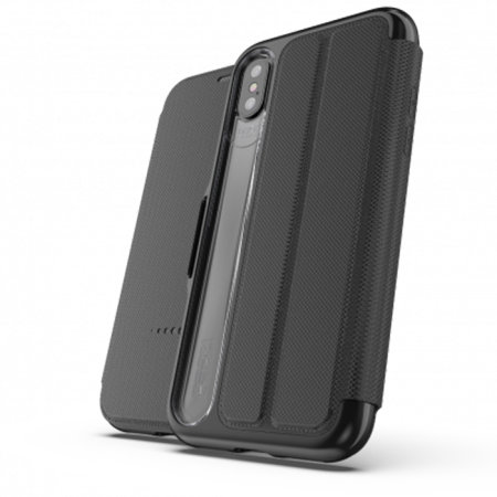 GEAR4 Oxford iPhone XS Max Slim Wallet Case - Black